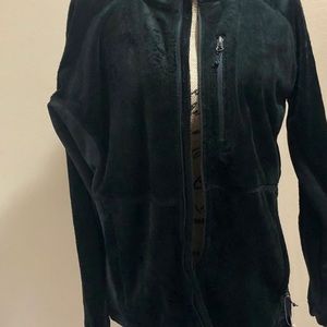 Avalanche black warm velvety jacket